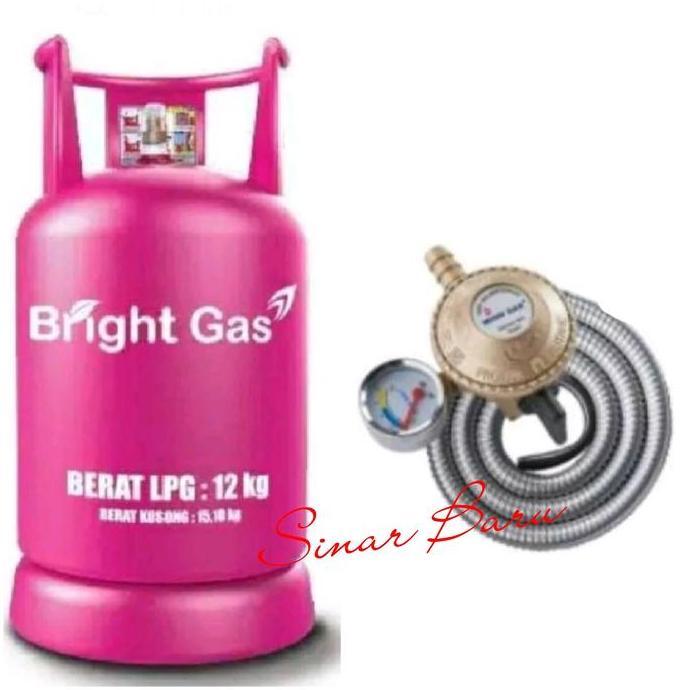 Tabung Brht Gas 12kg + Isi + Selang Paket Tabung Gas 12kg + Isi