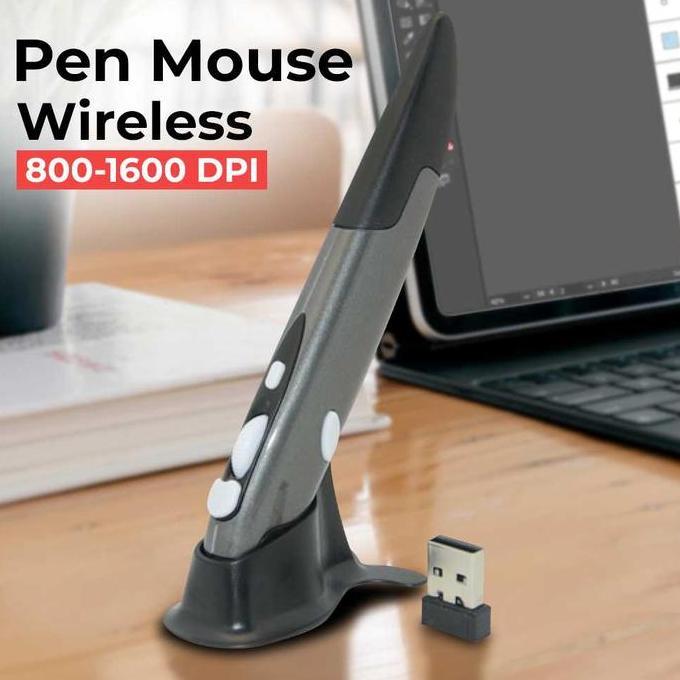 Mouse Pen Wireless untuk pc / laptop / smart tv - 500-1000 DPI - 4632C
