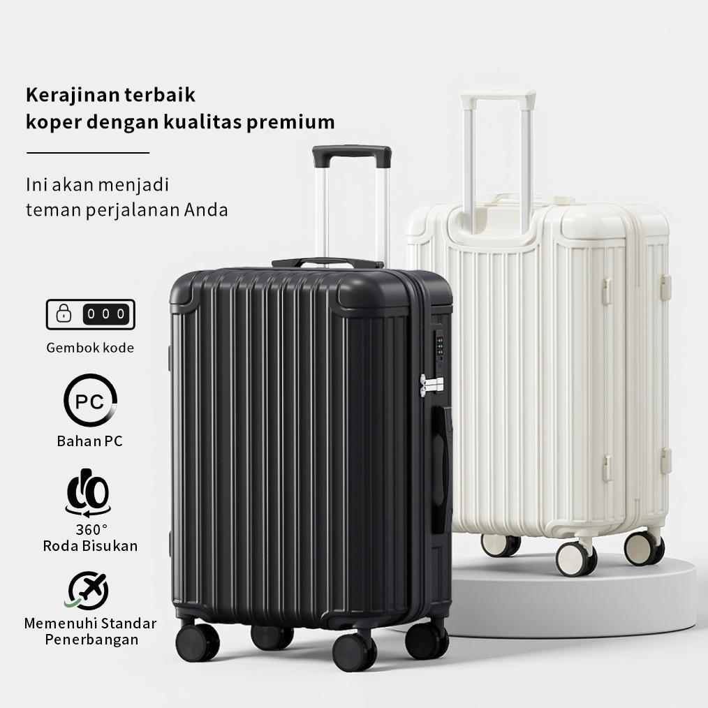 100% Aman Koper President 18/20/22/24 Inch Murah Abs+Pc Fashion Asli Impor Koper Ringan Hardcase Sen