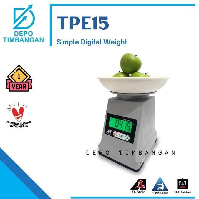 Timbangan Simple Wehing 3A TPE | TPE Wehing Scale 15 Kg