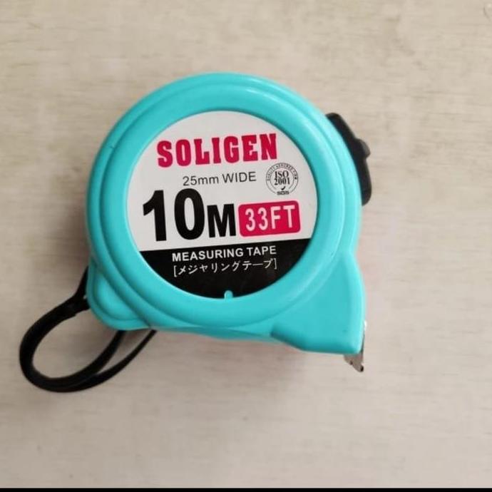 Meteran SOLIGEN 10 METER / meteran tukang 10M / meteran bagus SLG terlaris