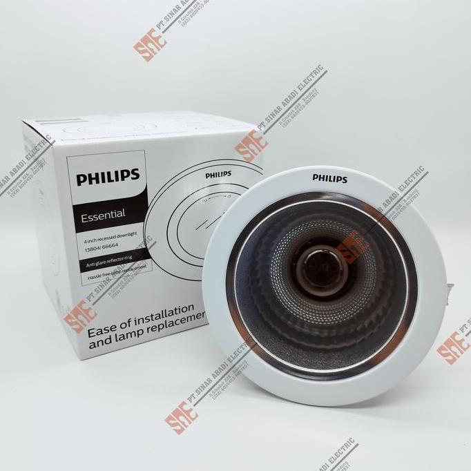 Downlight Philips Inbow 4 Inch Bulat Essential 13804 / 66664