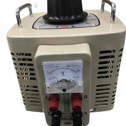 OKI TDGC2-5000 AC VOLTAGE REGULATOR SLIDE REGULATOR OKI 5000W ALAT PENGATUR VOLTASE LISTRIK 1 PHASE 