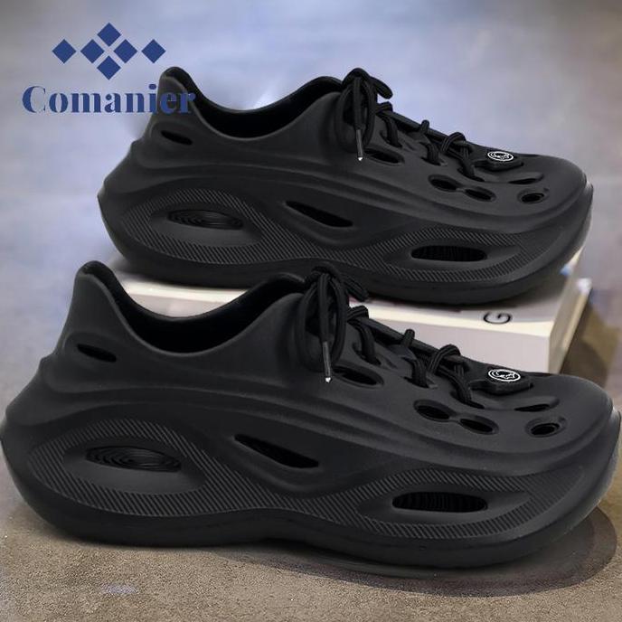 Comanier Sandal Pria Baim Kekinian Tinggi Sandal Slop Pria Sepatu Sandal Slide Anti Licin