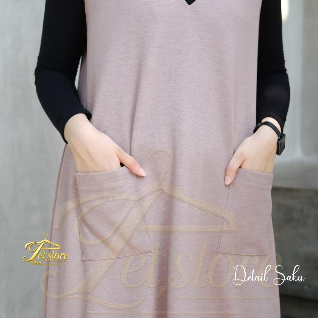 HOT Tunic Polosan Wanita Muslimah Kekinian / Long Tunic Jumbo