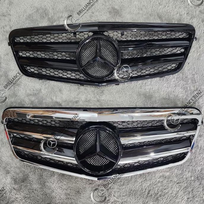 Grill Sport Mercedes Benz W212 Pre Facelift 2009-2012 Grille Mercy Baru