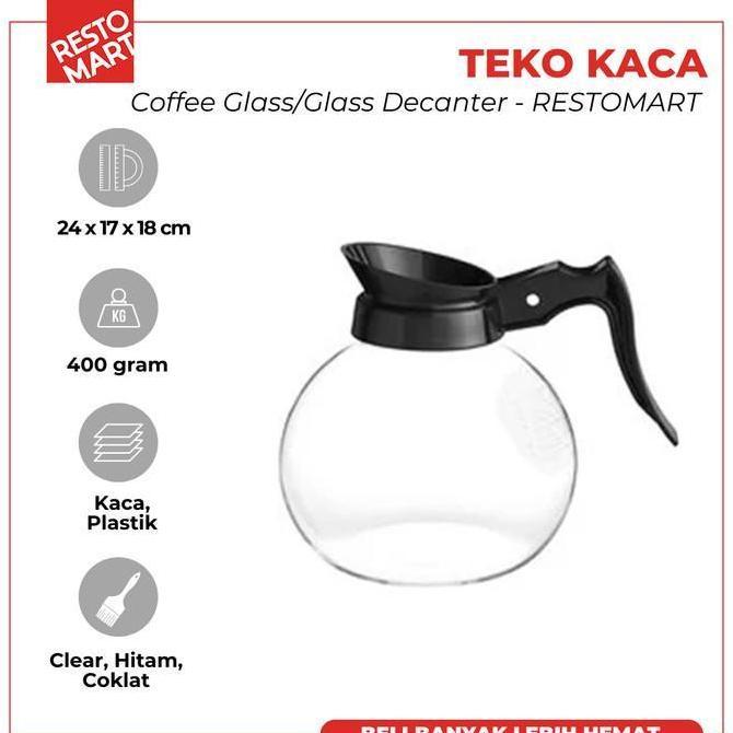 Coffee Glass / Glass Decanter RESTOMART Kaca (2363012) (F3)