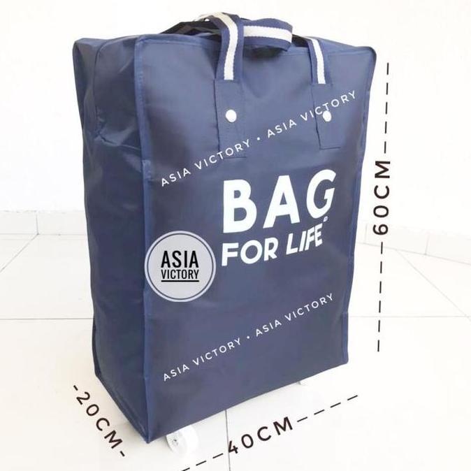 Ryokoo- Tas Roda Lipat / Tas Travel / Tas Troli / Tas Belanja / Tas Barang
