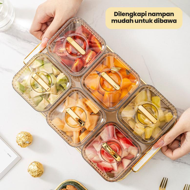 Vd08 Pakbrik Toples Lebaran Desain Elegan Toples Penyimpanan Makanan Ringan Toples Akrilik Transpara