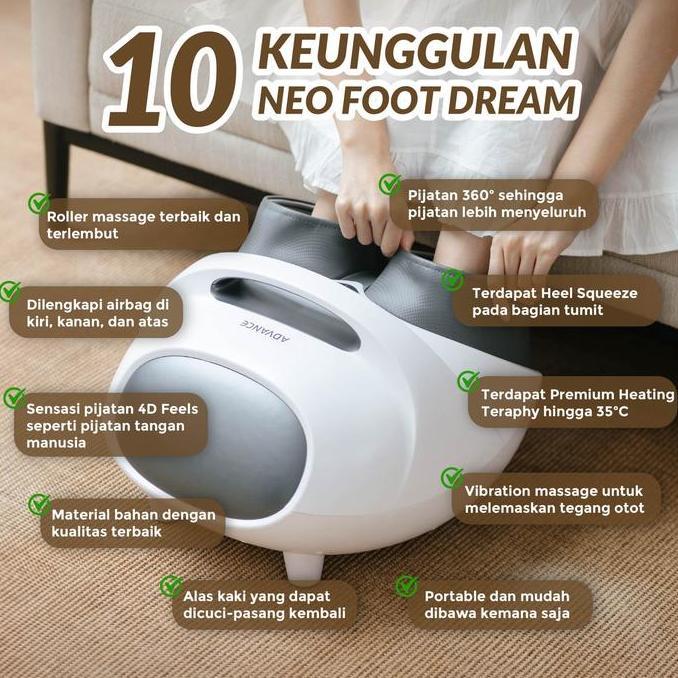 Alat Pijat Kaki Advance Neo Foot Dream Terapi Pijit Getar Perawatan Elektrik Therapy Terlaris