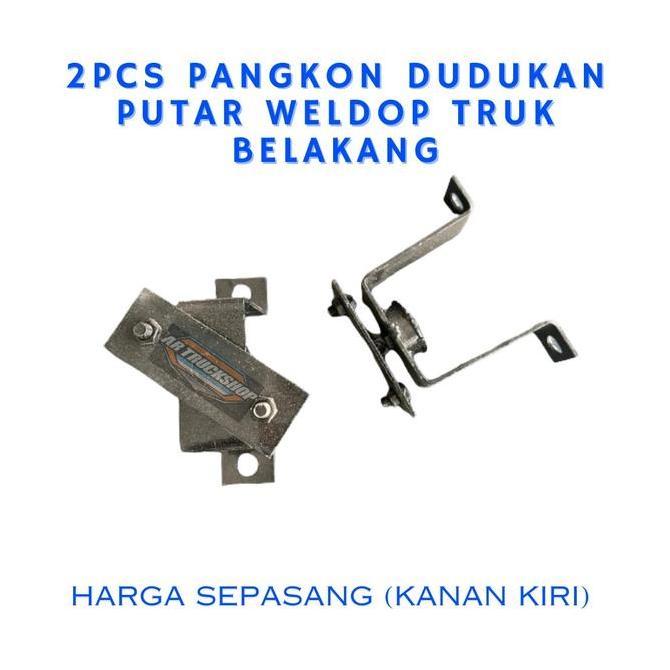 NARDJIOSO 2pcs Pangkon Dudukan Putar Weldop Truk Belakang