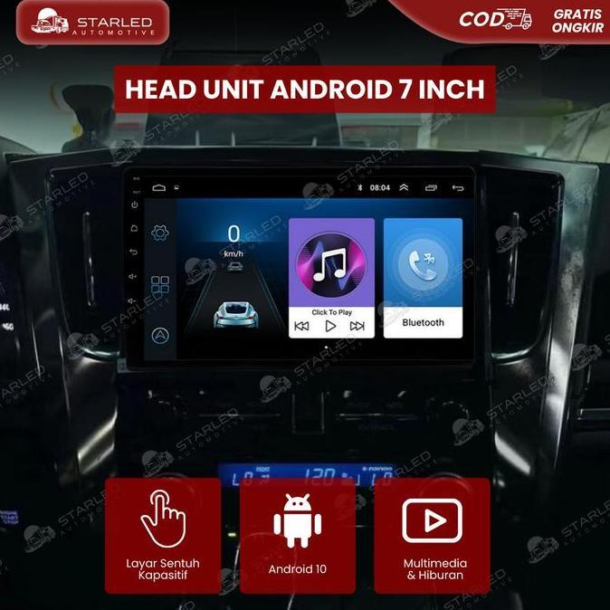 NARDJIOSO HEAD UNIT TV MOBILE ANDROID 7 INCH 9 INCH FULL HD ANROID TV MOBIL FITUR LENGKAP RAM 2/32 G