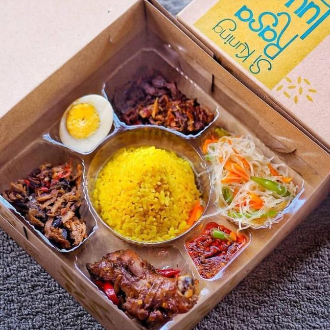 1Set Box Nasi + Mika Nasi Sekat 7 Harga Grosir/ Box Tumpeng/Dus Nasi