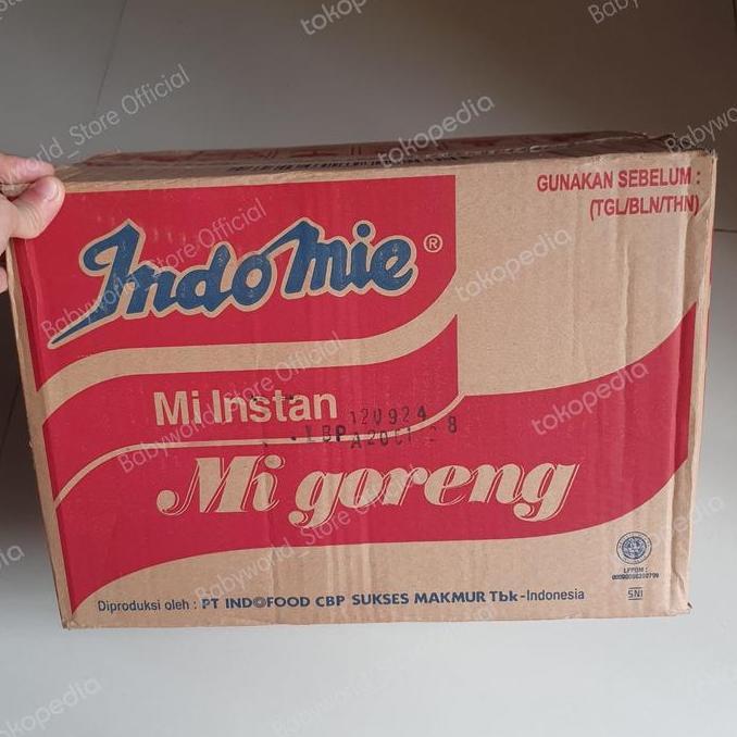 Indomie mi instan MIE GORENG khas medan bubuk cabe ( 1 dus 40 pcs )