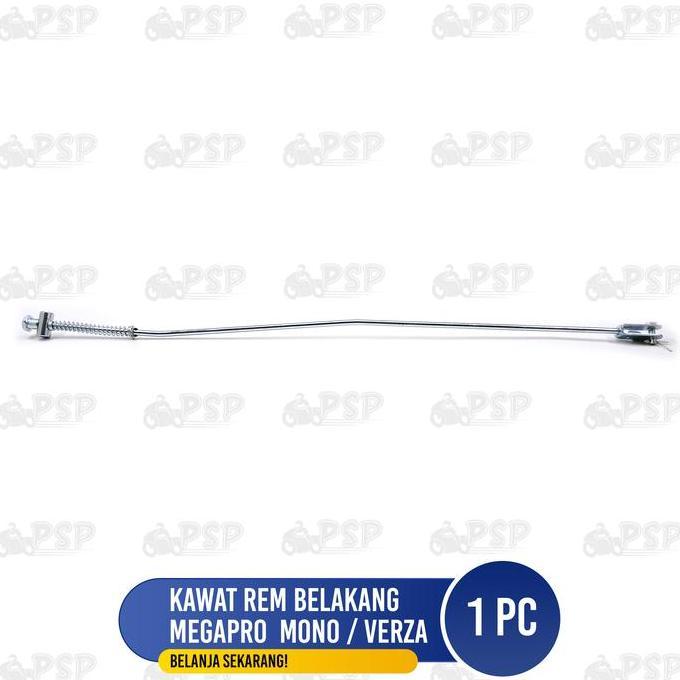 Promo Kawat Rem Belakang Megapro Mono / Verza - Tiang Tarikan Stick Rim Mur Per Brake Honda CB150 Ve