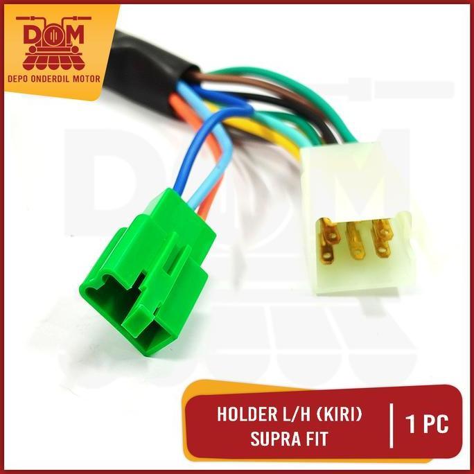 Promo Holder Kiri Supra Fit L/H (KAGAYAKU) Kabel Saklar Tombol Lampu On Off Dim Riting Sen Klakson M