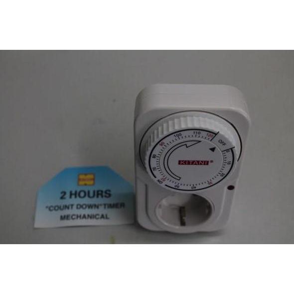 STOP KONTAK TIMER 2 jam / TIMER STOPKONTAK ( Dapat diatur/program hingga 120 menit )
