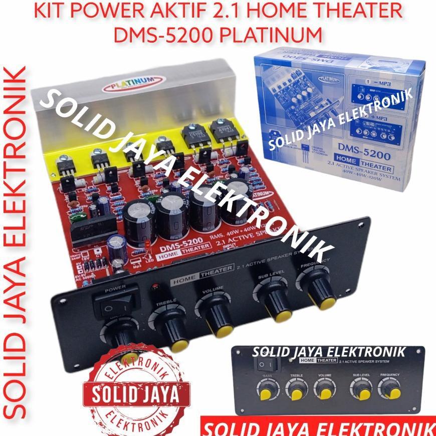 KIT POWER SPEAKER AKTIF 2.1 DMS5200 TR FINAL ASLI KIT HOME THEATER TRANSISTOR FINAL ASLI DMS 5200 DM