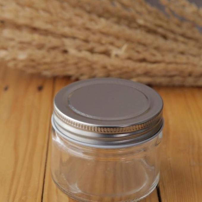 JAR KACA 150ML TUTUP ALU