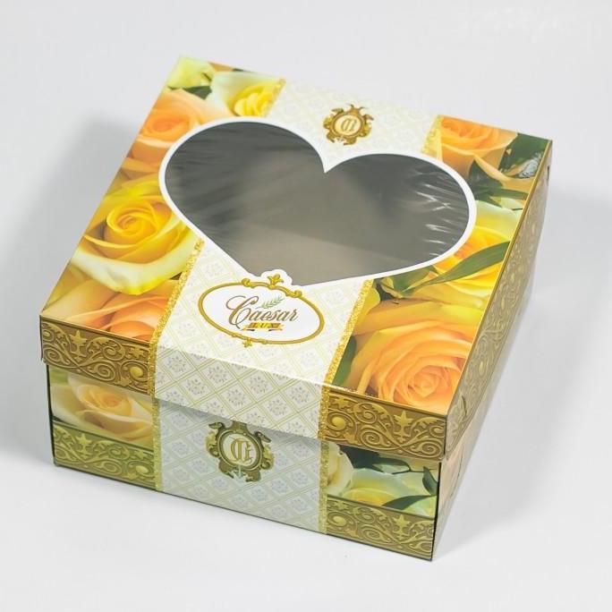 Dus Kue/Box Kue/Kotak Kue Ulang Tahun Tutup Kaca ukuran 20 x 20 x 10