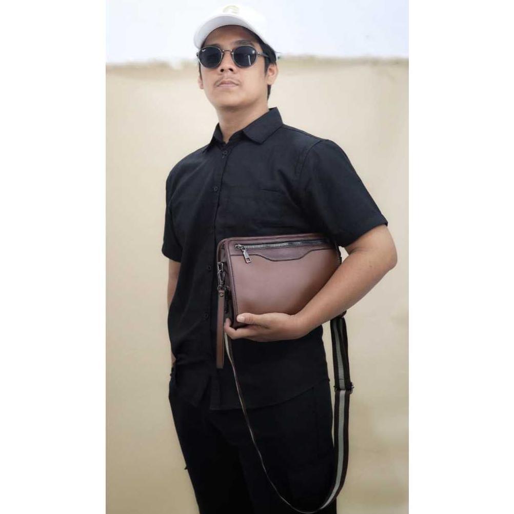 HOT DEALS MOONZAYA - Wiyana Clutch By Moonzaya Clutch Unisex Clutch Pria Waterproof Clutch Wanita Wa