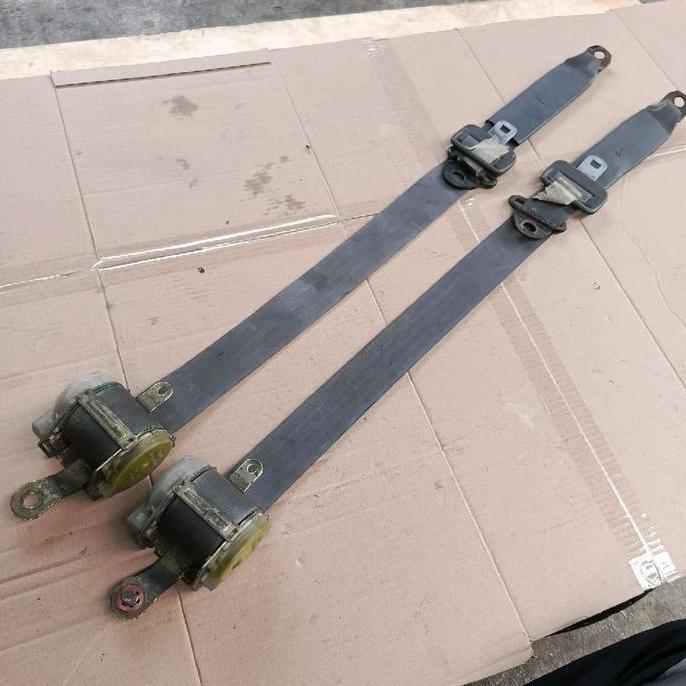 SEPASANG SAFETY BELT SABUK PENGAMAN JOK DEPAN KANAN R KIRI L BEKAS MOBIL KIJANG G GRAND ROVER COPOTA