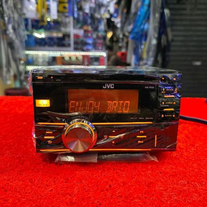Head Unit Jvc Kw-R500H4 Usb Cd Aux Radio Fm Am Ex Honda Mobilio Brio 2015