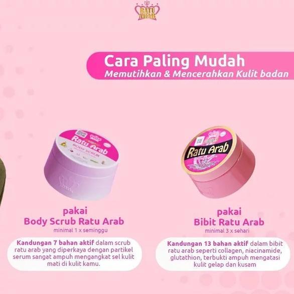 NEW 100% ORIGINAL BIBIT RATU ARAB BPOM All Skin BODY LOTION PEMUTIH BADAN / LULUR RATU KEMASAAN TERB