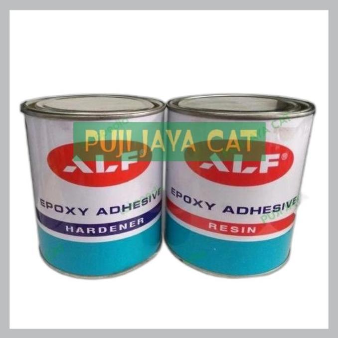 Lem Epoxy Alf Alfaglos 1Set 12Kg Resin + Hardener Terbaru 