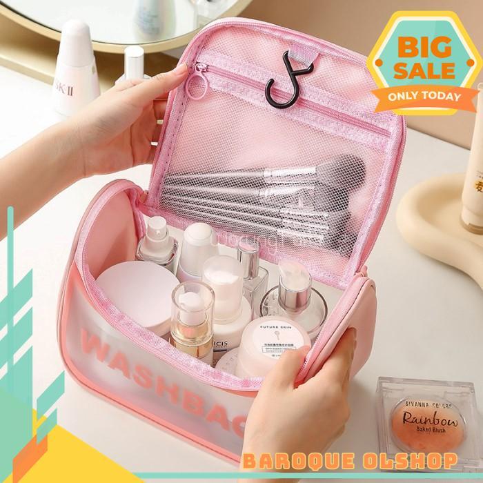 [ LAZY ] 379 KOREAN LAZY COSMETIC TRAVEL BAG TAS KOSMETIK / TAS KOSMETIK BESAR / POUCH MAKEUP JUMBO 