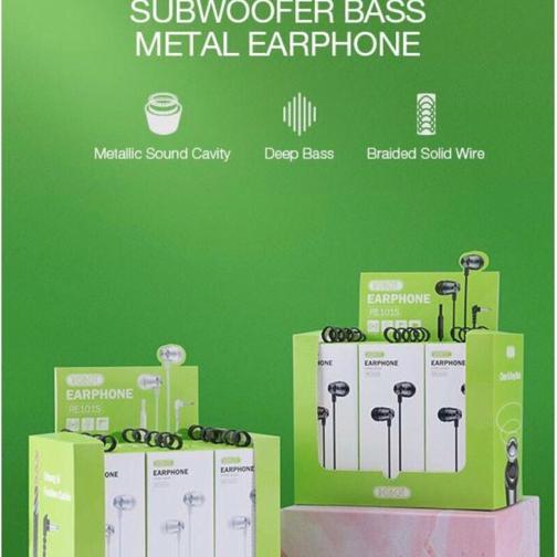 Headset Robot Re101S Headset Earphone Handsfree Robot Original