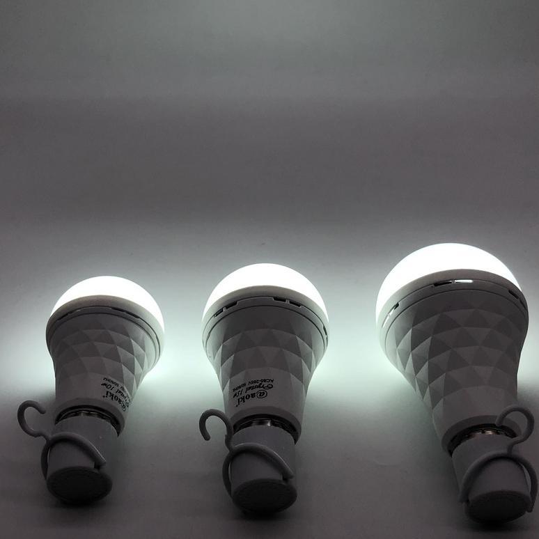 Aoki Lampu Bohlam Led Ac/Dc New Crystal Darurat Emergency Lamp