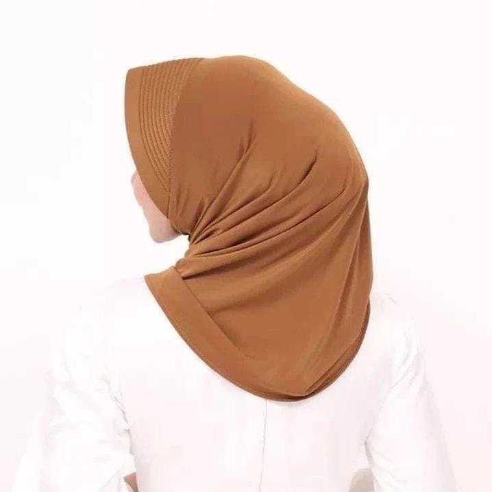 Jilbab Sport Pet Tebal / Bergo Sport Pet Tebal / Jilbab Instan / Hijab Bergo Pet Tebal