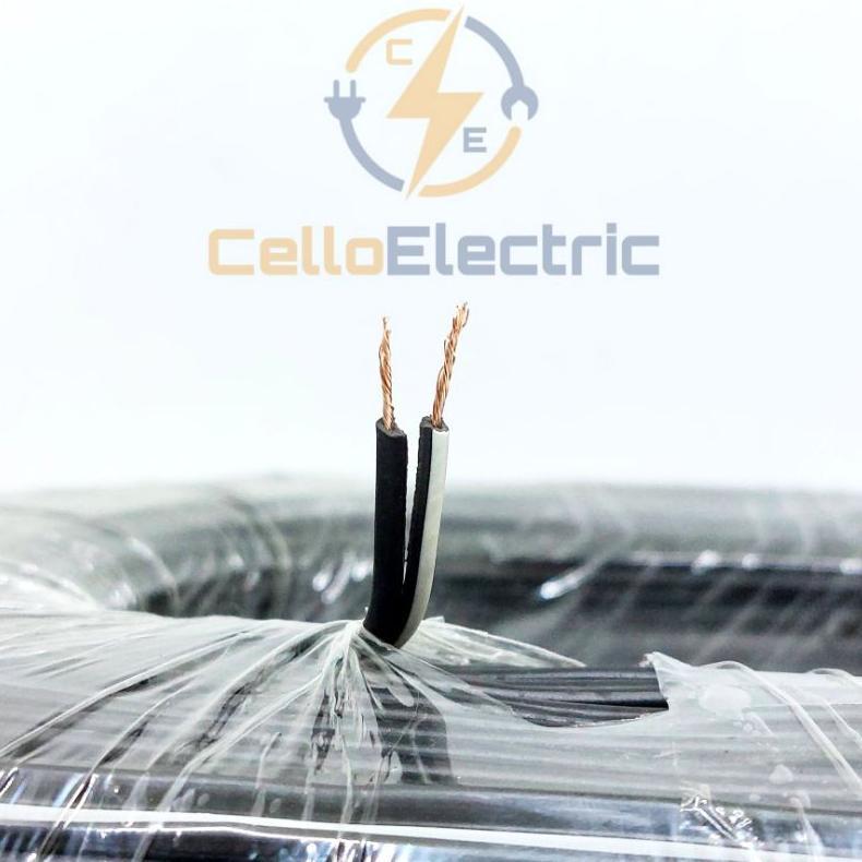 Kabel Listrik Serabut 2x18 ELECTRON 100 Meter - Kabel Electron 1 Roll Twin Round 100 Meter / Kabel A