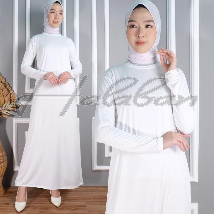 Wxwxw- Terlaris Manset Gamis Wanita Polos Premium - Inner Long Dres Wanta - Manset Untuk Lapisan Gam