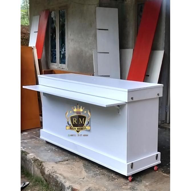 Terlaris Promo Bootj Lipat Koper Portable/ Booth Jualan / Meja Dagang / Booth Event Desk Stand