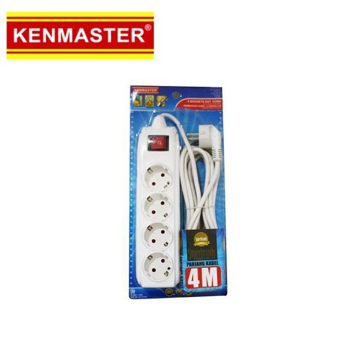 Kenmaster Stop Kontak 4 Lubang 4 Meter