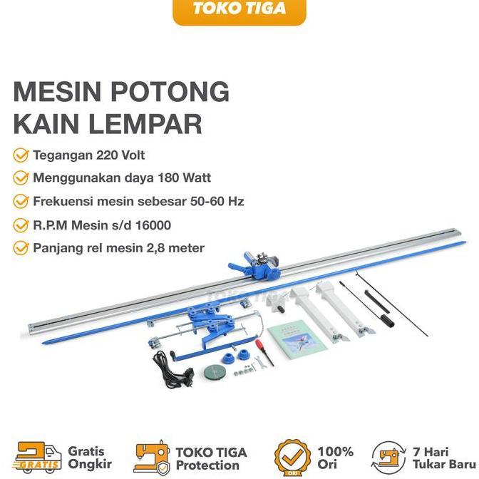 Terlaris Mesin Potong Kain Lempar / Mesin Potong Rel / End Cutter Machine