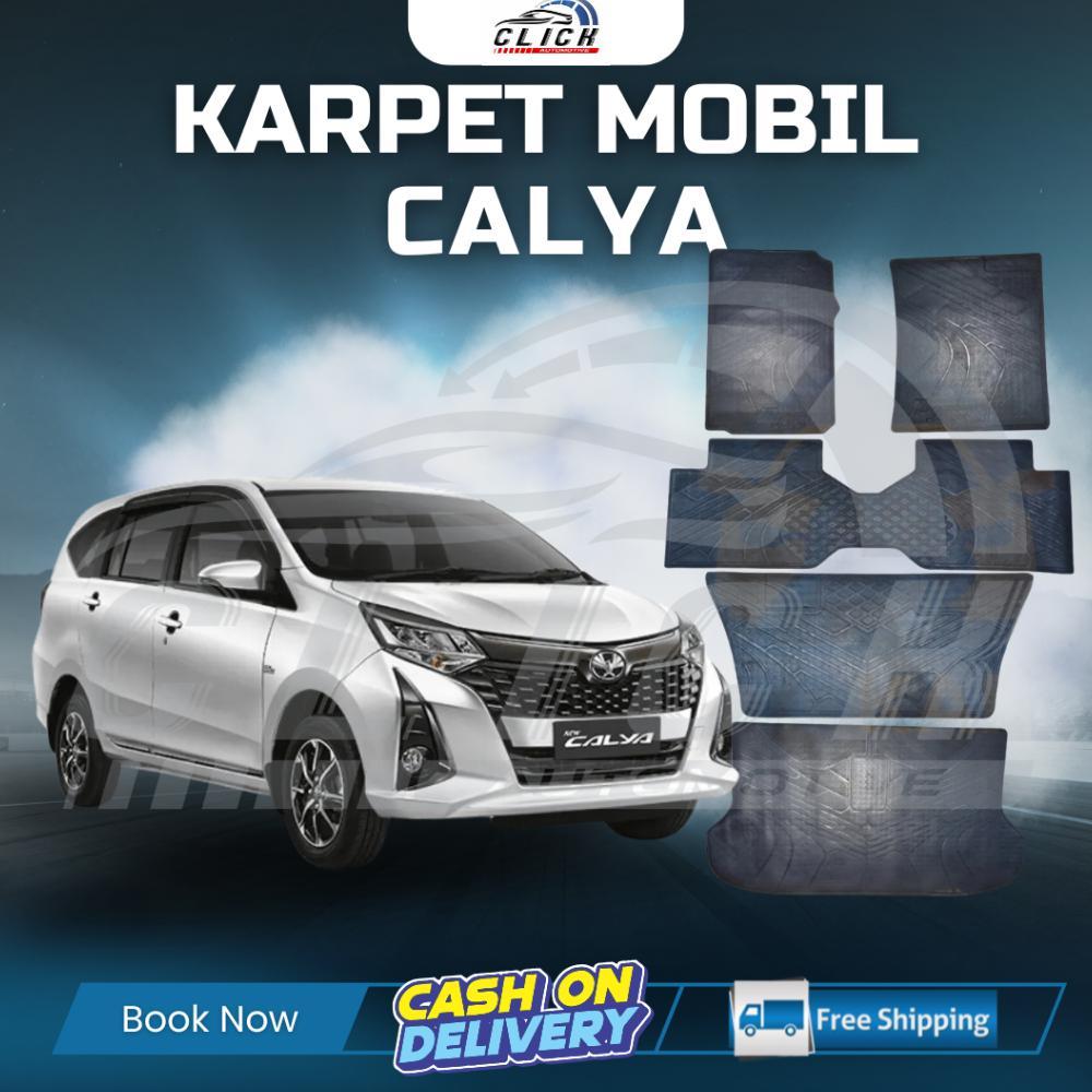 Terlaris Karpet Lantai Karet Calya Satu Set | Karpet Lantai Karet Mobil Calya | Karpet Alas Mobil Ca