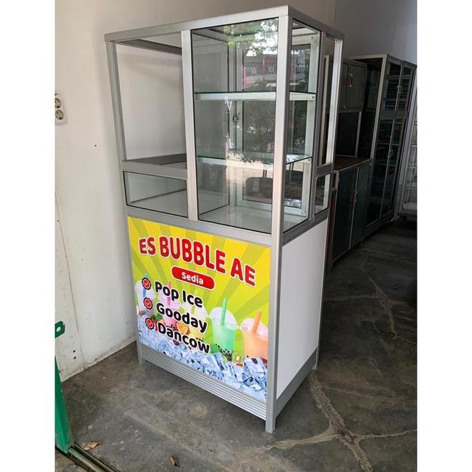 Terlaris Terlaris Booth / Etalase / Gerobak Buah Jus Minuman