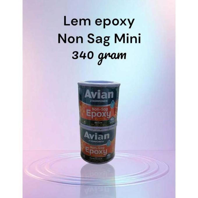 AVIAN-Lem-EPOXY-Non-Sag-2-Komponen-(Resin-Hardener), Avian Brand, Lem Kapal laut, Tambal tangk