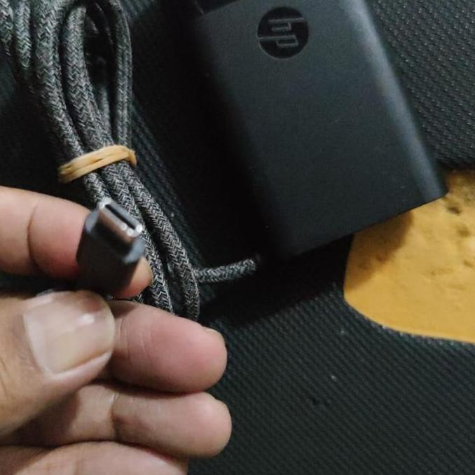 Charger laptop hp original type c garansi