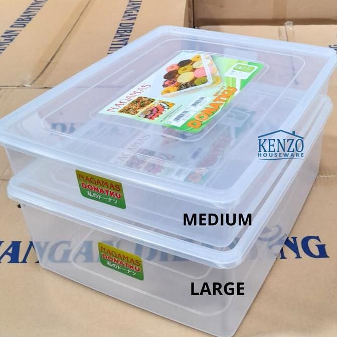 Toples Wadah Tempat Donat Plastik Kue Donat Serbaguna SHINPO JUMBO