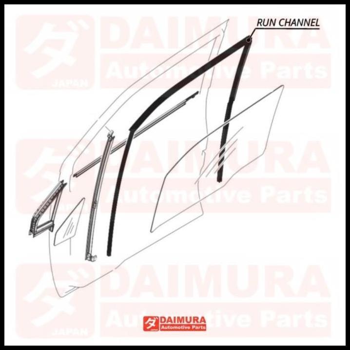 GRATIS ONGKIR KARET RUN CHANNEL REL KACA PINTU COROLLA DX KE20 KE30 KARET CHANEL REL KACA PINTU CORO