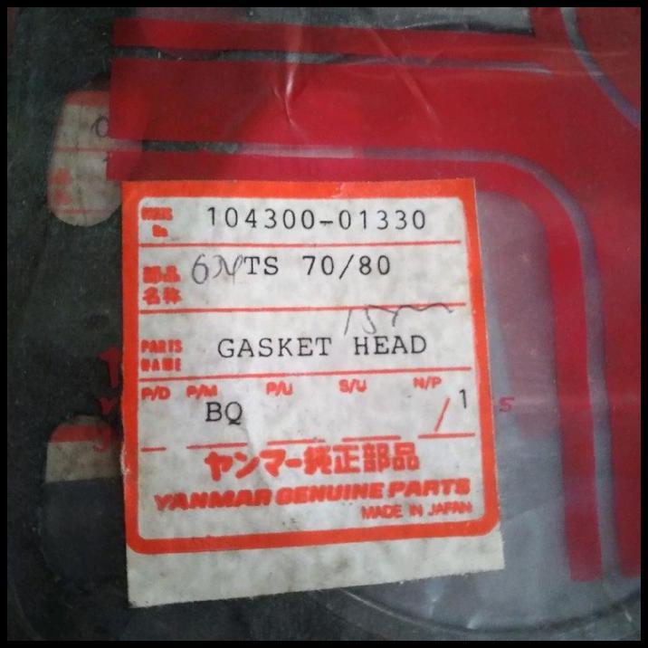 TERBARU GASKET CYLINDER HEAD YANMAR TF65 YANMAR