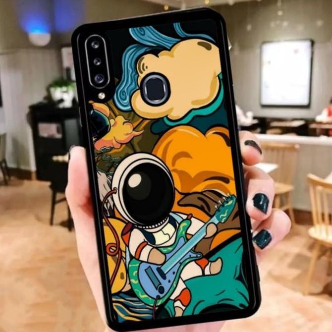 Casing Custom Samsung A20 A20s A30 M20 AesThetic Astronot Case