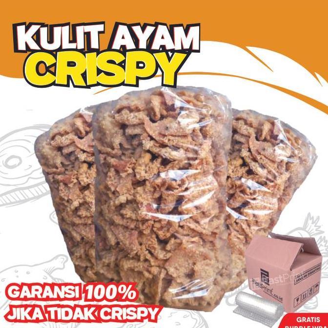1KG|Keripik Kulit Ayam Crispy Kiloan|PabrikKulitAyamCrispyIndonesia