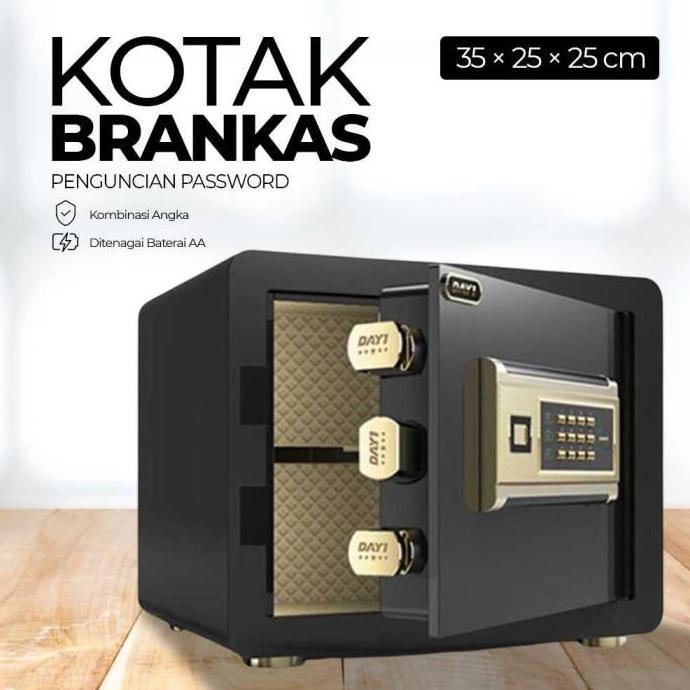 Grosir Deposit Cash Box Berangkas Tahan Api Brankas Dokumen Ijazah Sertifikat