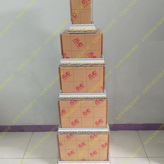 Murah Kotak Hantaran Akrilik Paket Dengan Kotak Mahar Isi 5