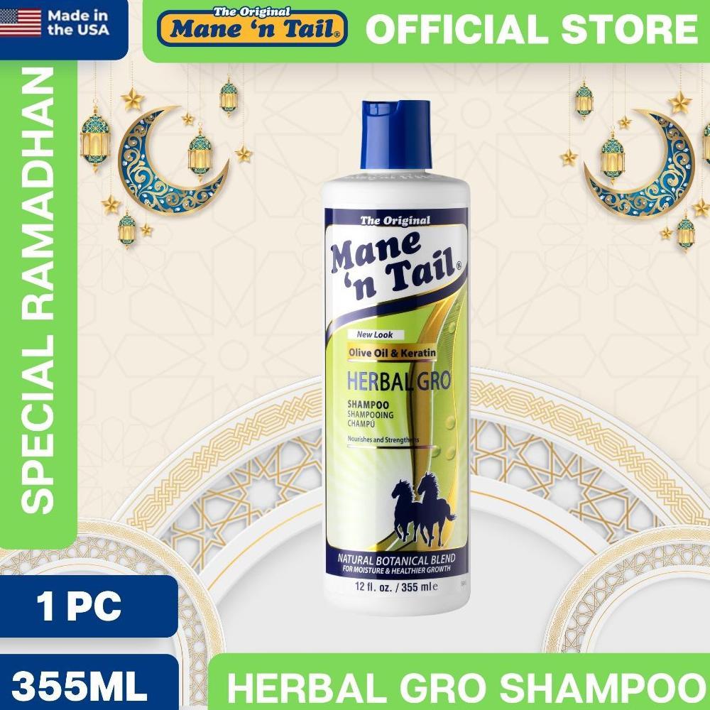 NEW Mane 'n Tail Herbal Gro Shampoo/Sampo Kuda Mane 'n Tail Herbal Gro 355 ml [terbaik][terlaris]